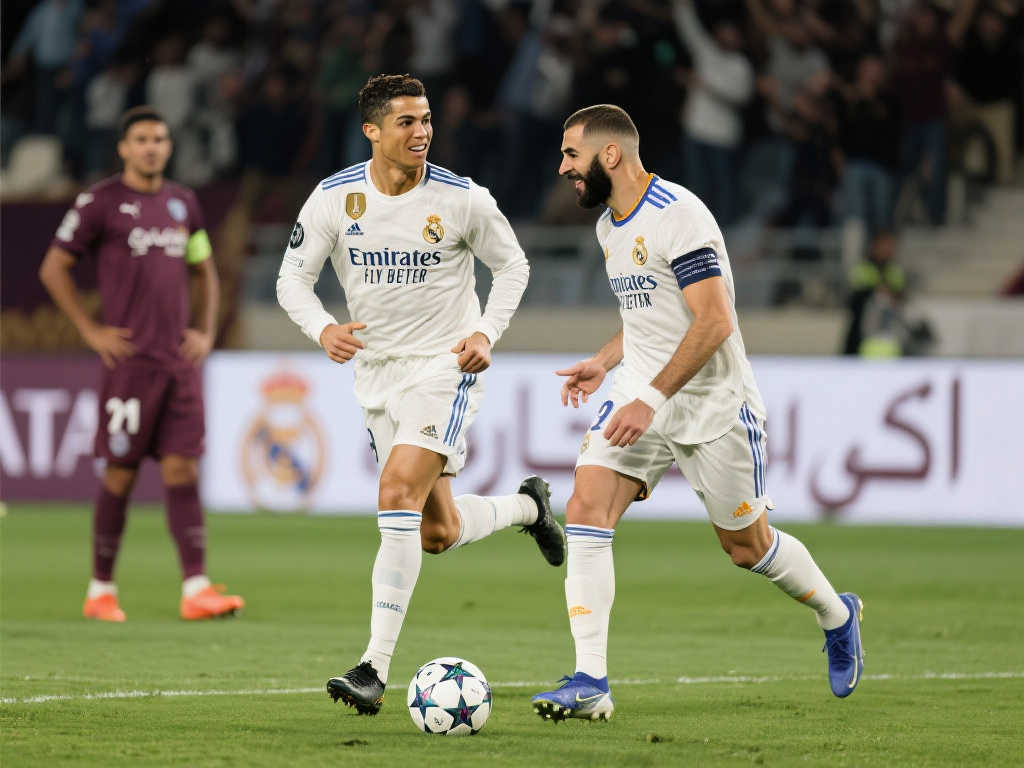 【早报】经典重现!C罗与本泽马再度联手进球! 【早报】经典重现!C罗与本泽马再度联手进球!